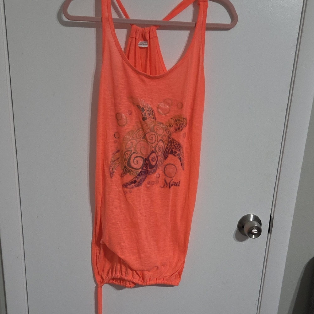 Orange Women's Swim Coverup